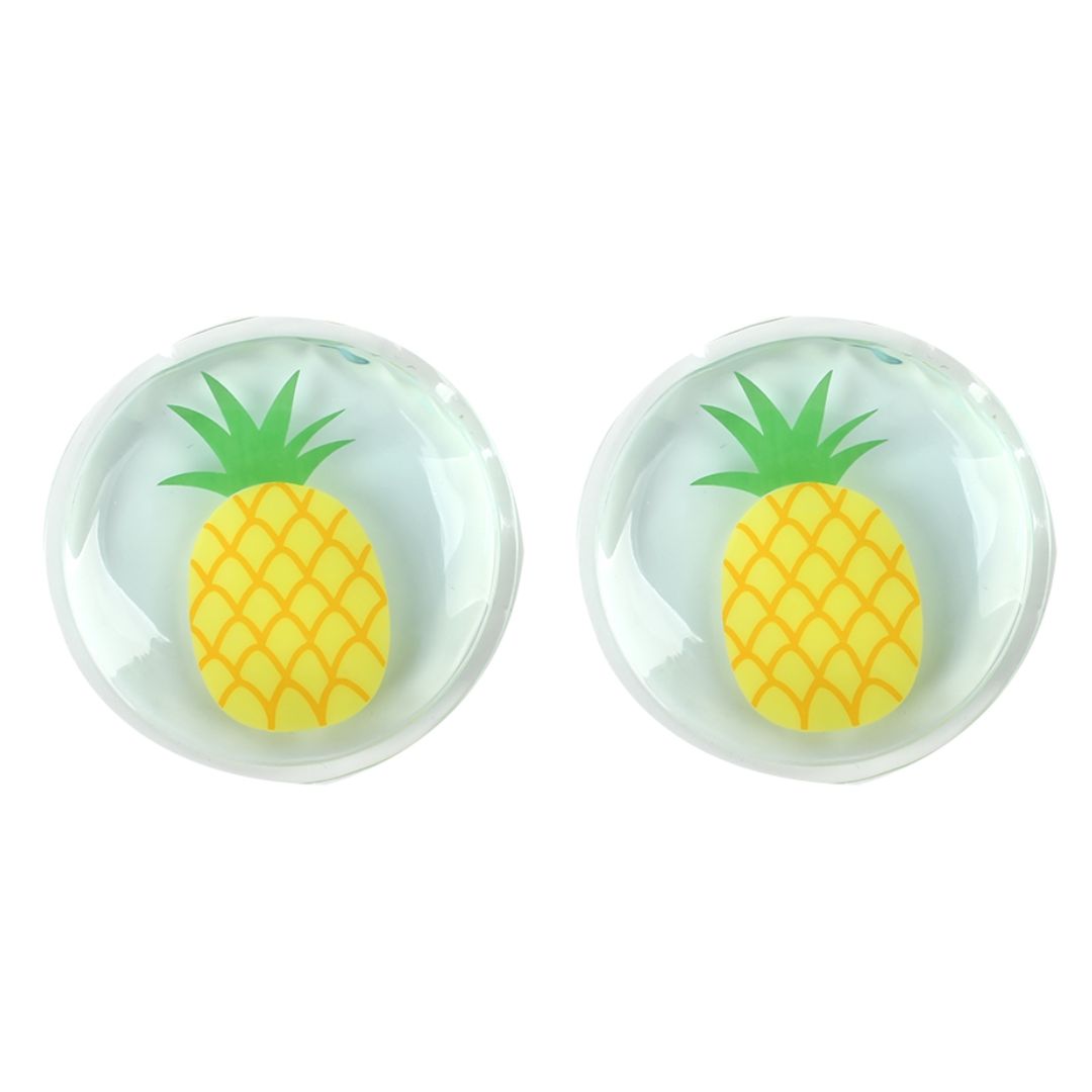 parches para ojos de gel de piña