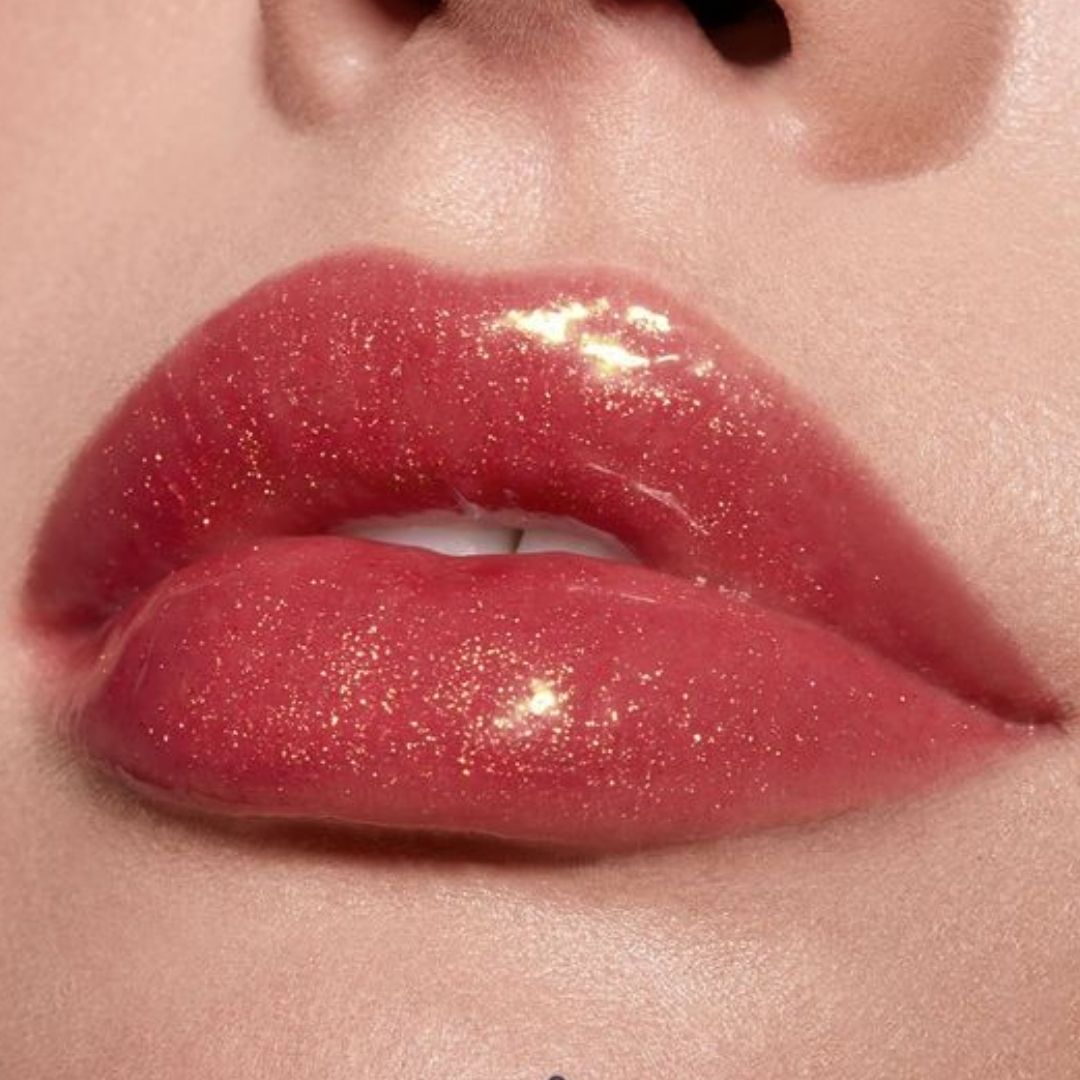 Gloss con glitter strawberry miaw – Cosmos Beauty