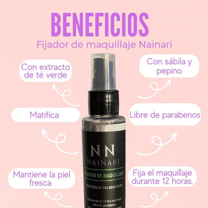 sellador de maquillaje con extracto de sabila