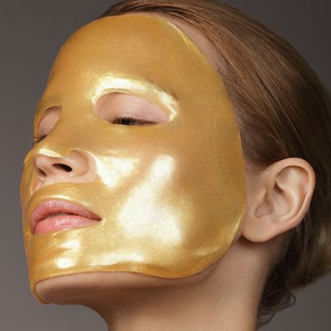 mascarilla facial oro